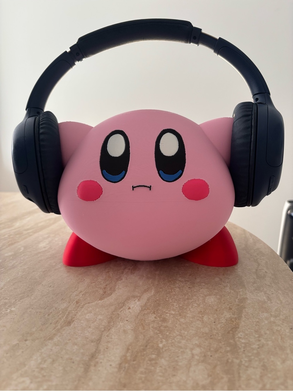 Kirby Pink Character Headphone Stand